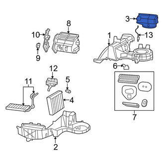Jeep OE - HVAC Air Inlet Housing