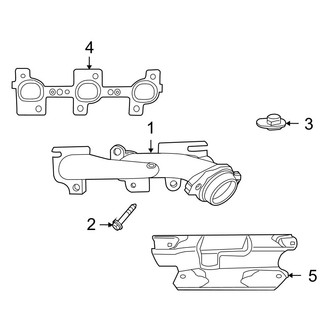 Jeep OE - Exhaust System - Exhaust Manifold