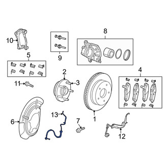 Jeep OE - Front Left Brake Hydraulic Hose