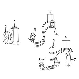 Jeep OE - Steering Gear & Linkage - Pump & Hoses