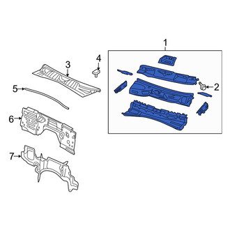Jeep OE - Cowl Plenum Panel
