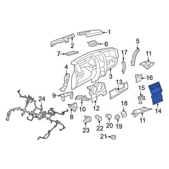 Jeep OE - Instrument Panel Trim Panel