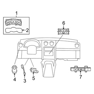 Jeep OE - Instrument Panel - Cluster & Switches