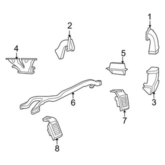 Jeep OE - Instrument Panel - Ducts