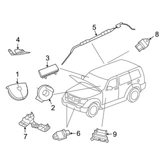 Jeep OE - Restraint Systems - Air Bag Components
