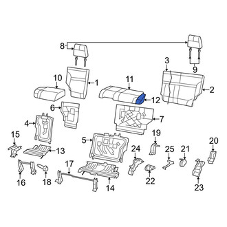 Jeep OE - Rear Left Seat Cushion Pad