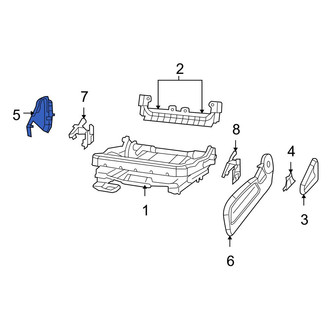 Jeep OE - Left Inner Seat Trim Panel