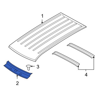Jeep OE - Roof Header Panel