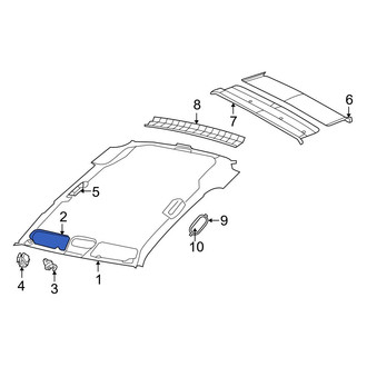 Jeep OE - Left Sun Visor