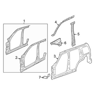 Jeep OE - Pillars, Rocker & Floor - Aperture Panel