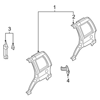 Jeep OE - Quarter Panel & Components