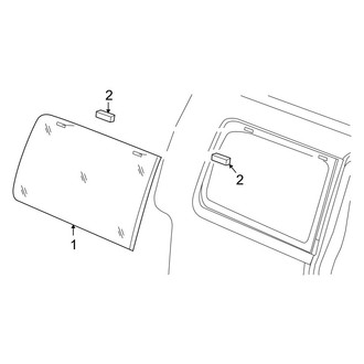 Jeep OE - Quarter Panel - Glass