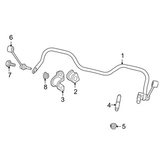 Jeep OE - Rear Suspension - Stabilizer Bar & Components (RWD)