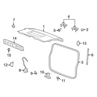 Jeep OE - Lift Gate - Gate & Hardware