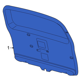 Jeep OE - Rear Liftgate Trim
