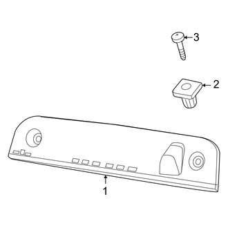 Jeep OE - Rear Lamps - High Mounted Stop Lamp