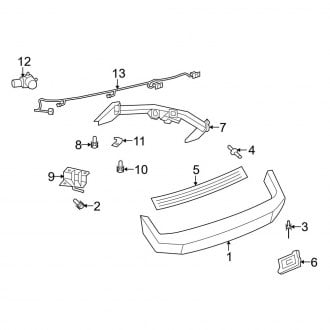 Jeep OE - Rear Bumper - Bumper & Components