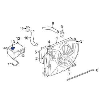 Jeep OE - Engine Coolant Reservoir Cap