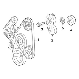 Jeep OE - Cooling - Belts & Pulleys (Limited / Overland 5.7L)