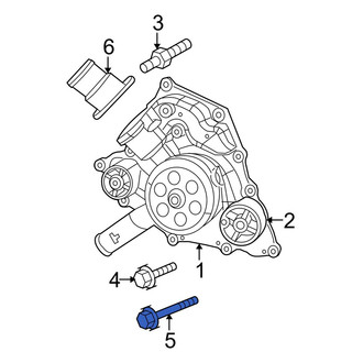 Jeep OE - Engine Water Pump Bolt