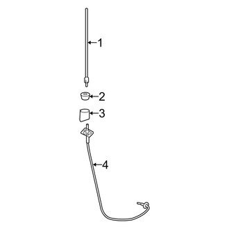 Jeep OE - Electrical - Antenna (W/O Satellite Radio)