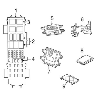 Jeep OE - Electrical Components (In Engine Compartment)