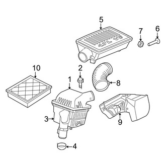 Jeep OE - Engine - Air Inlet (4.7L)