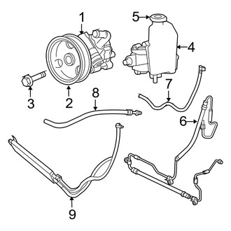 Jeep OE - Steering Gear & Linkage - Pump & Hoses