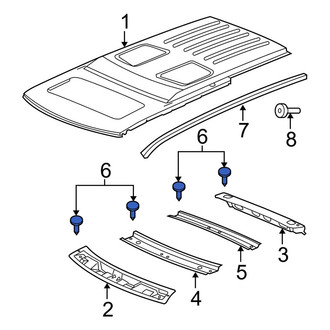 Jeep OE - Front Roof Bow