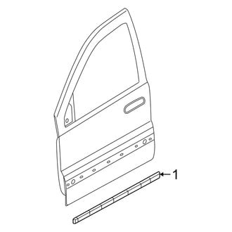 Jeep OE - Front Door - Exterior Trim