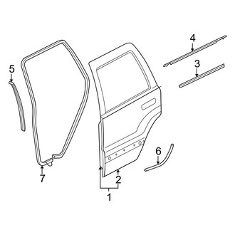 Jeep OE - Rear Door - Door & Components