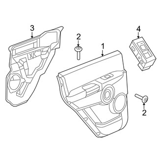 Jeep OE - Rear Door - Interior Trim