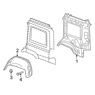 Jeep OE - Quarter Panel - Inner Structure