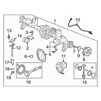 Jeep OE - Front Right ABS Wheel Speed Sensor