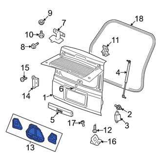 Jeep OE - Rear Hatch Seal