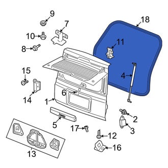 Jeep OE - Rear Hatch Seal