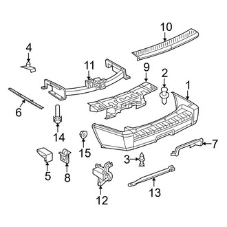 Jeep OE - Rear Bumper - Bumper & Components
