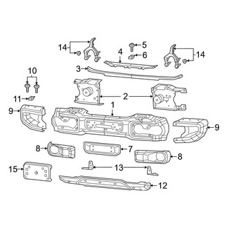 Jeep OE - Front Bumper - Bumper & Components (Steel)