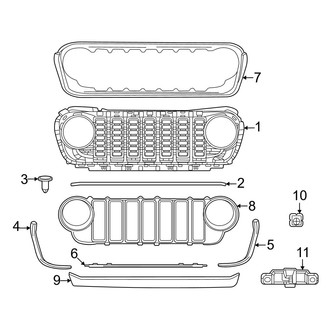 Jeep OE - Grille & Components