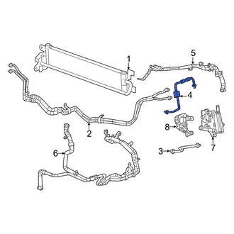 Jeep OE - Automatic Transmission Oil Cooler Tube