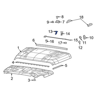 Jeep OE - Front Hood Safety Catch