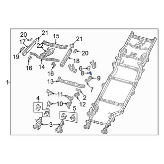 Jeep OE - Rear Body A-Pillar Bracket