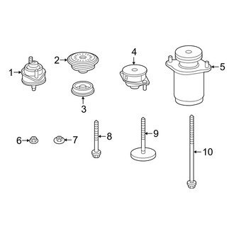 Jeep OE - Frame & Components (Body Mounting)