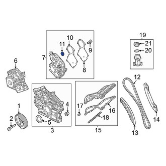 Jeep OE - Lower Engine Timing Cover Seal
