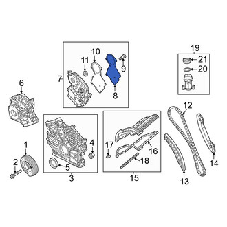 Jeep OE - Engine Timing Cover Gasket