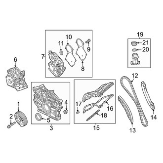 Jeep OE - Engine - Valve & Timing Covers (3.0L)