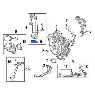 Jeep OE - Intercooler Pipe O-Ring