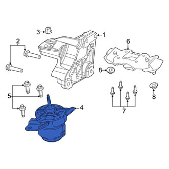 Jeep OE - Left Engine Mount