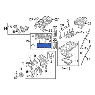 Jeep OE - Right Engine Valve Cover Gasket