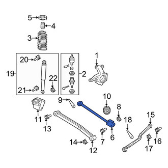 Jeep OE - Front Right Upper Suspension Control Arm